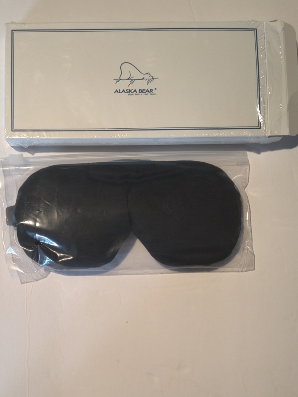 Black Sleep Mask for Sleep & Travel